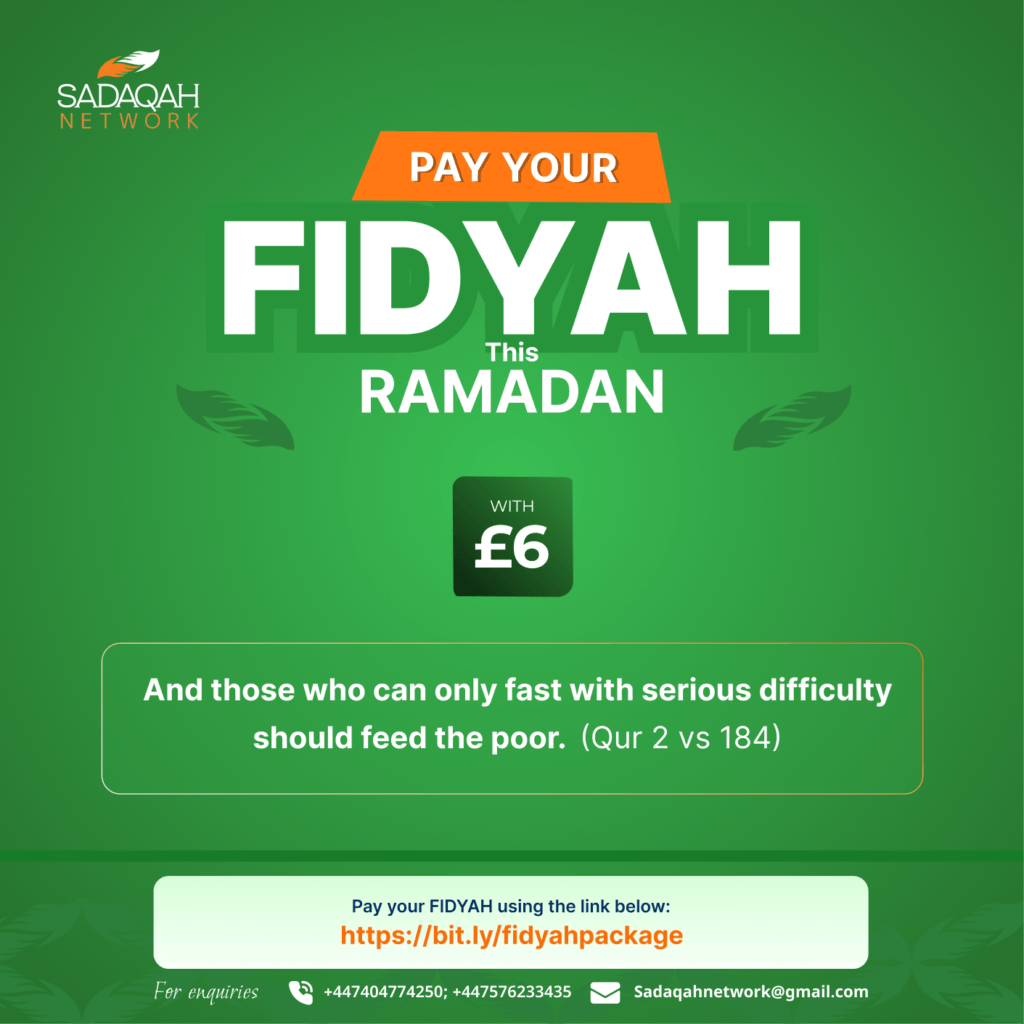 Ramadan 1446AH FIDYAH